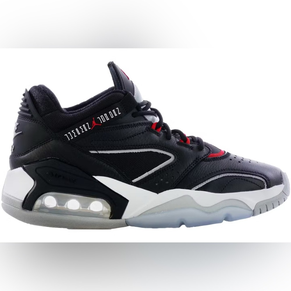 Jordan Point Lane, Black University Red- Wolf Grey, Men’s size 9.